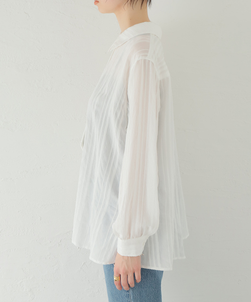 「JOURNAL STANDARD」 長袖シャツ - グリーン レディースの画像