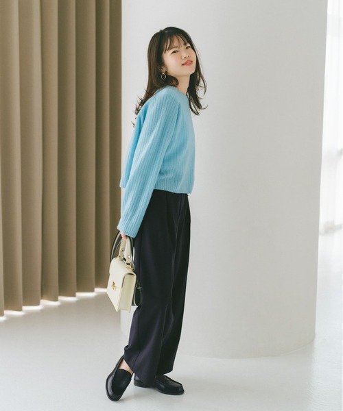 COHINA（コヒナ） パンツ ウエストボタンマリンパンツ 「低身長・小柄