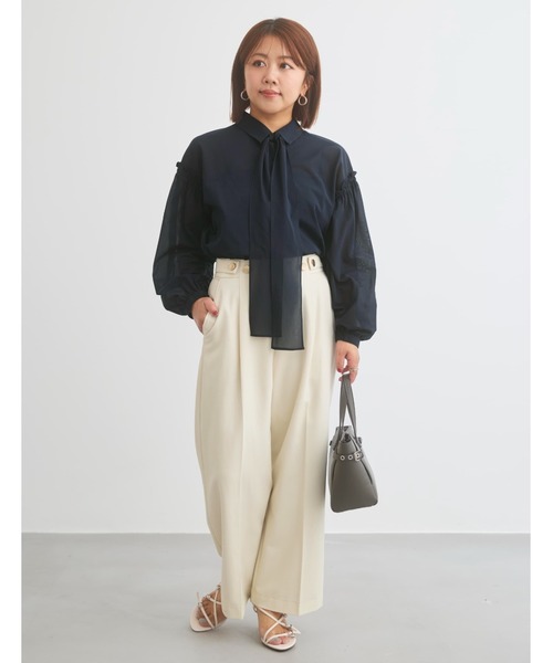 COHINA（コヒナ） パンツ ウエストボタンマリンパンツ 「低身長・小柄