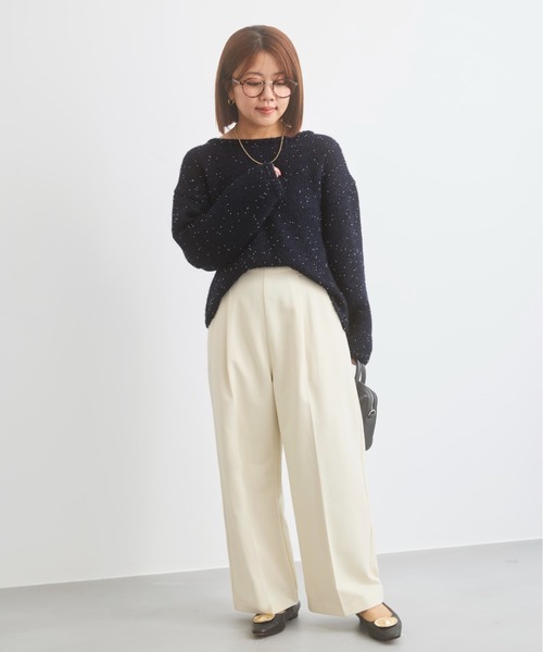 COHINA（コヒナ） パンツ ウエストボタンマリンパンツ 「低身長・小柄