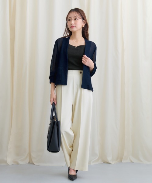 COHINA（コヒナ） パンツ ウエストボタンマリンパンツ 「低身長・小柄