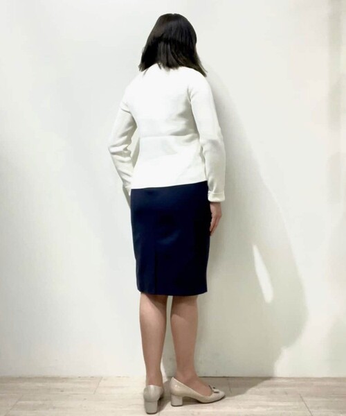 「BROOKS BROTHERS」 ニットカーディガン SMALL ネイビー レディースの画像