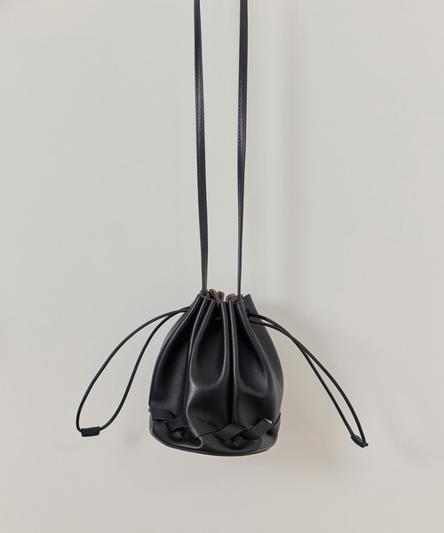 【新品タグ付】アダムエロペ 巾着ミニバッグ ADAM ET ROPE' FEMME - 【新品タグ付】アダムエロペ 巾着ミニバッグの