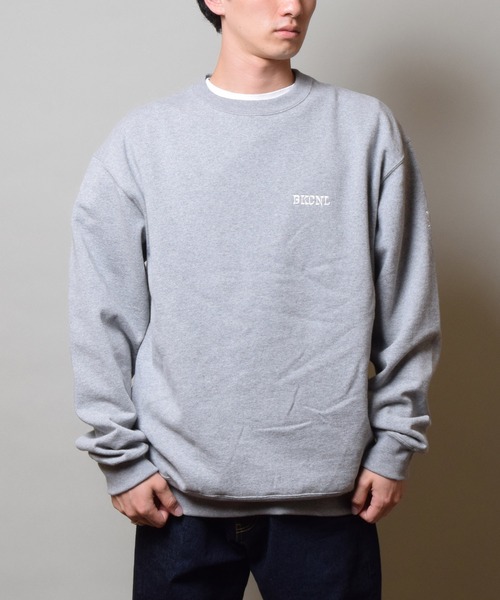 「Back Channel」 スウェットカットソー SMALL ワイン メンズ_画像9