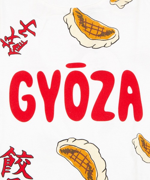 【専用】PUNYUS お好み焼き サイズ4 上のみ PUNYUS（プニュズ） tシャツ 「新サイズ」フード総柄Tシャツ(GYOZA