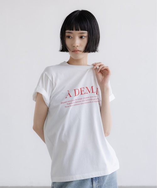 LOWRYS FARM（ローリーズファーム） tシャツ ロゴTEE 638388