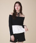 ニット セーター off-shoulder s...の詳細画像1