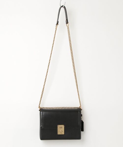 COACH（コーチ） ワンポイントショルダーバッグ - ブラック レディース 