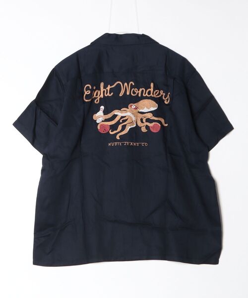 Nudie Jeans（ヌーディージーンズ） シャツ Arthur Bowling Shirt 8