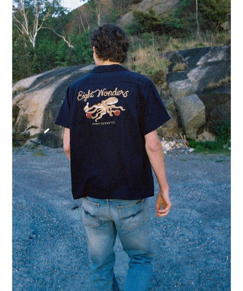 Nudie Jeans（ヌーディージーンズ） シャツ Arthur Bowling Shirt 8