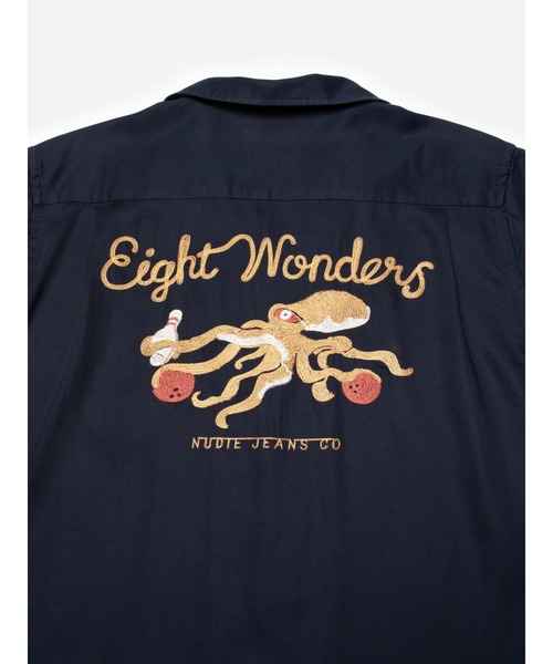 Nudie Jeans（ヌーディージーンズ） シャツ Arthur Bowling Shirt 8