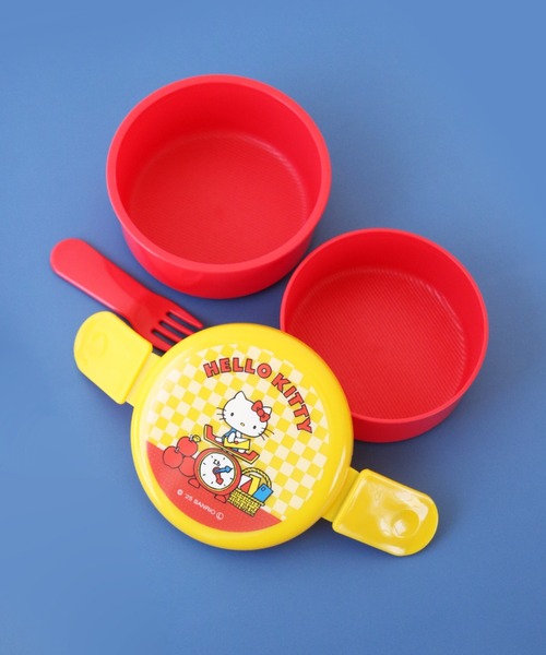 sanrio（サンリオ） 弁当箱 ハローキティ レトロ25 丸型ランチボックス