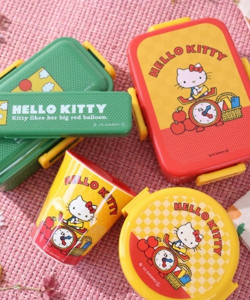 sanrio（サンリオ） 弁当箱 ハローキティ レトロ25 丸型ランチボックス