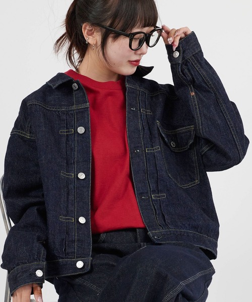 「REMI RELIEF」 デニムジャケット M ブルー メンズ_画像5