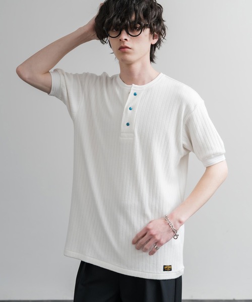 KRIFF MAYER（クリフメイヤー） tシャツ ワンポイントロゴ針抜き