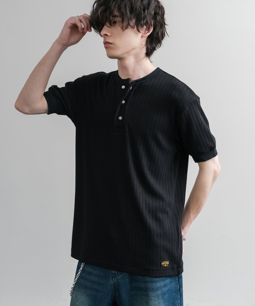 KRIFF MAYER（クリフメイヤー） tシャツ ワンポイントロゴ針抜き