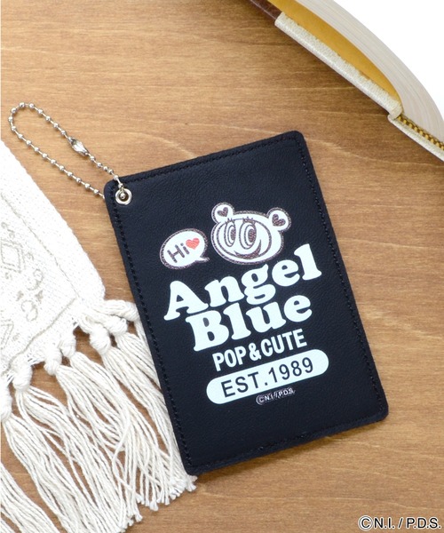 ANGEL BLUE（エンジェルブルー） パスケース 本革1ポケットパスケース