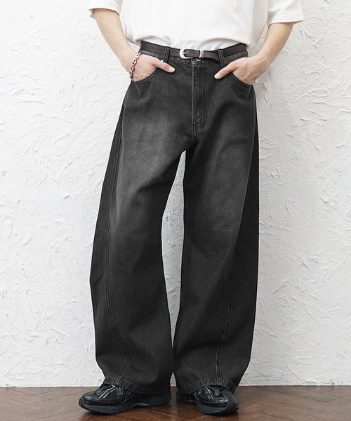 ミノティー様 MinoriTY（マイノリティ） ワイドパンツ ジーンズ 「MinoriTY」立体