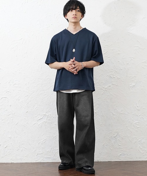 MinoriTY（マイノリティ） ワイドパンツ ジーンズ 「MinoriTY」立体