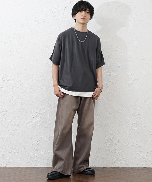 MinoriTY（マイノリティ） ワイドパンツ ジーンズ 「MinoriTY」立体