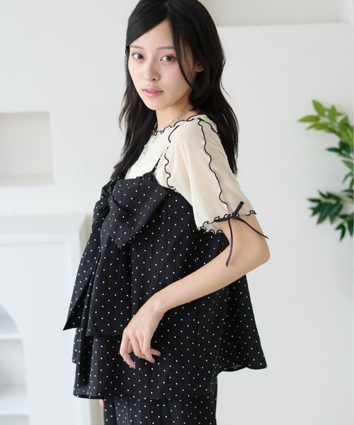 kutir（クティール） tシャツ 半袖 「新色追加」半袖アソート袖リボン