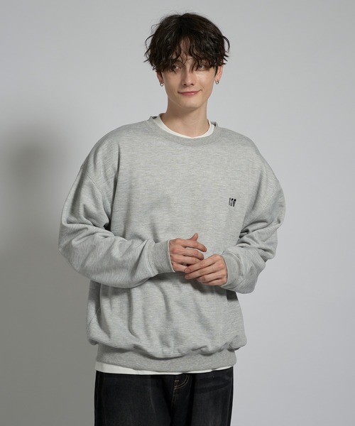 「kutir」 スウェットカットソー MEDIUM 杢グレー メンズ_画像2