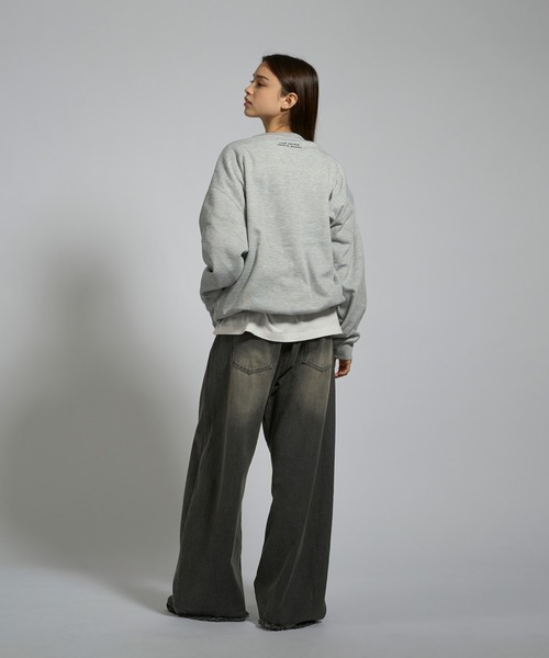 「kutir」 スウェットカットソー MEDIUM 杢グレー メンズ_画像9