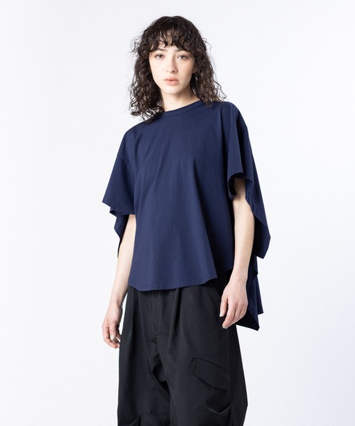 OSMOSIS（オズモーシス） tシャツ 半袖 バックケーププルオーバー 