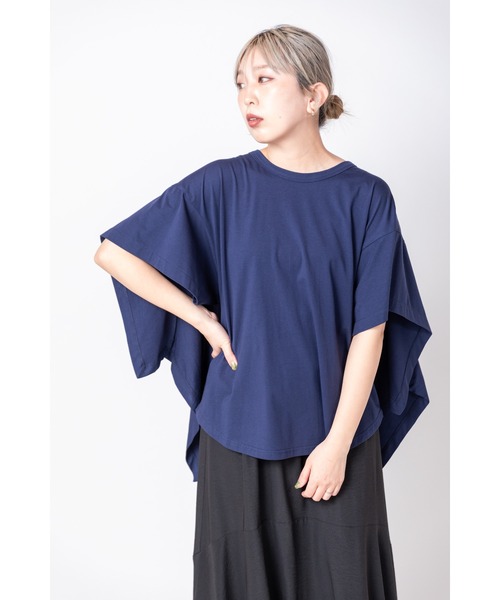 OSMOSIS（オズモーシス） tシャツ 半袖 バックケーププルオーバー 