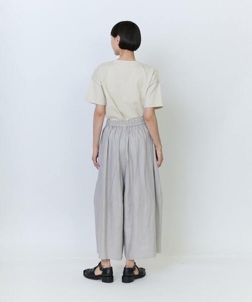 LOISIR パンツ 「5月ベストセラーブランド内4位」リネンツイルボトル