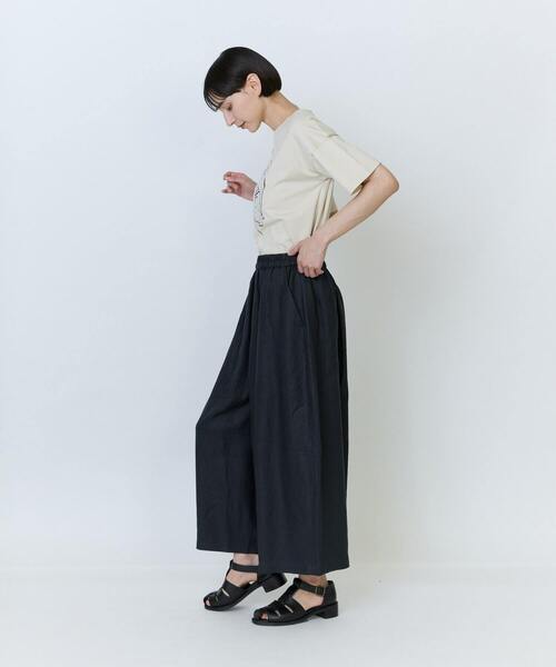 LOISIR パンツ 「5月ベストセラーブランド内4位」リネンツイルボトル