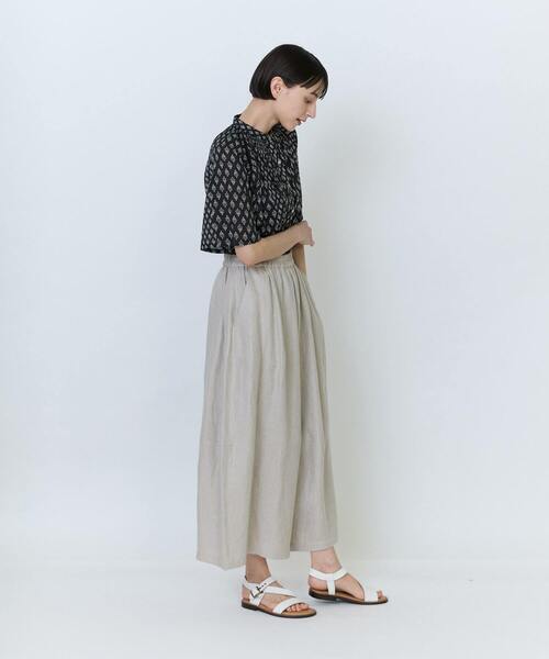 LOISIR パンツ 「5月ベストセラーブランド内4位」リネンツイルボトル