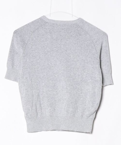 「CARVEN」 半袖ニット S グレー レディース_画像2