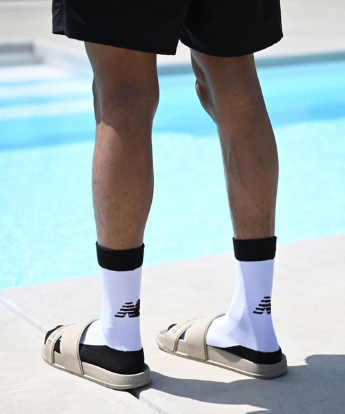 「New Balance」 サンダル 25.0cm ブラック メンズ_画像8