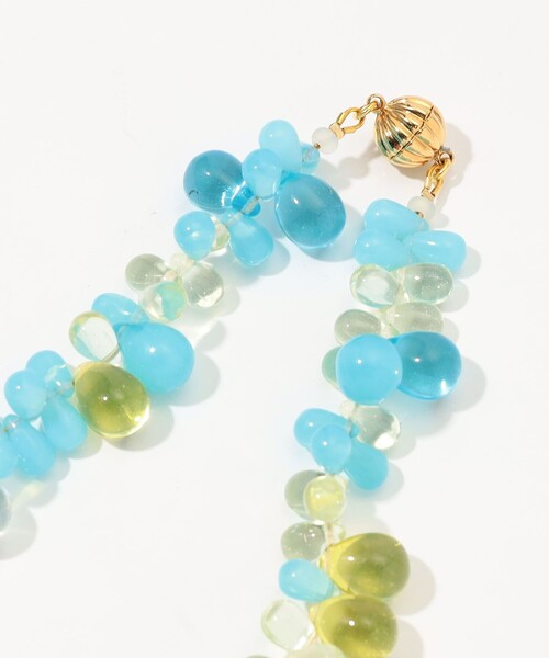 ネックレス AGLAGLA Grape Glass Beads ネックレス レディースの画像