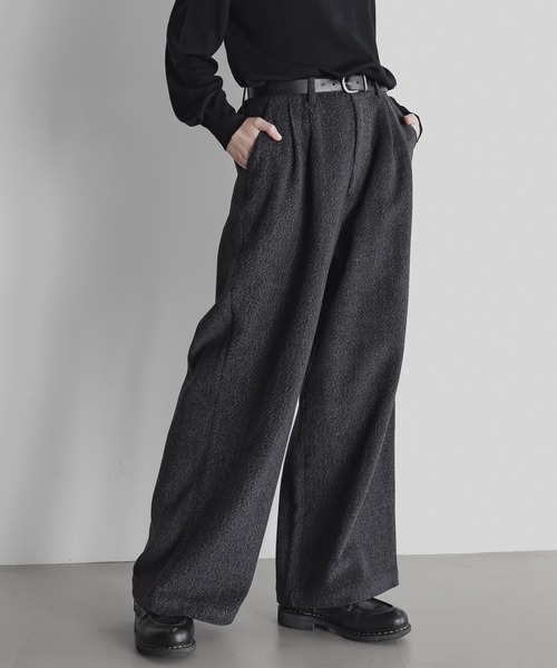 「remer」 スラックス MEDIUM ブラウン メンズ_画像4