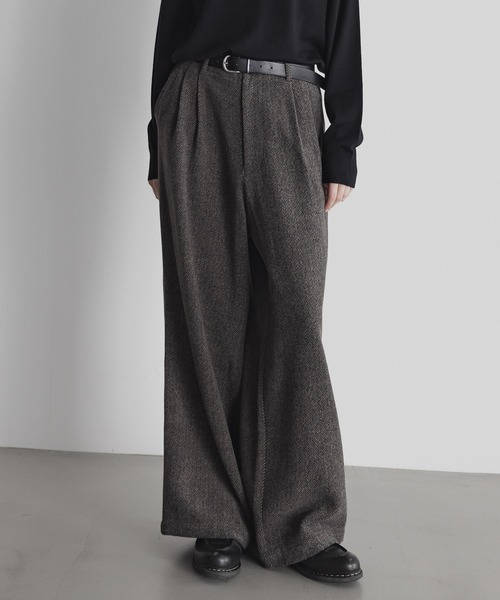 「remer」 スラックス MEDIUM ブラウン メンズ_画像5