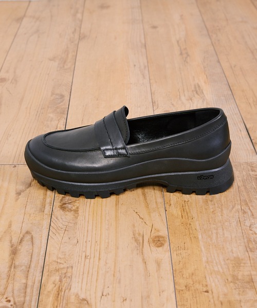 「PADRONE」 ローファー 43 ブラック メンズ_画像5