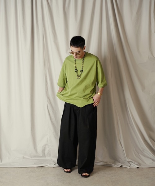 「Aphlotus」 半袖Tシャツ MEDIUM クリーム メンズ_画像2