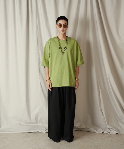 「Aphlotus」 半袖Tシャツ MEDIUM クリーム メンズ_画像6