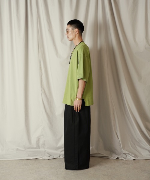 「Aphlotus」 半袖Tシャツ MEDIUM クリーム メンズ_画像7