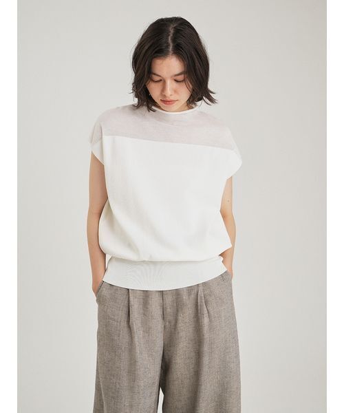 新品 SUKALA オープンネックニットTee Mila Owen（ミラオーウェン） ニット セーター ハイネックブラウジング