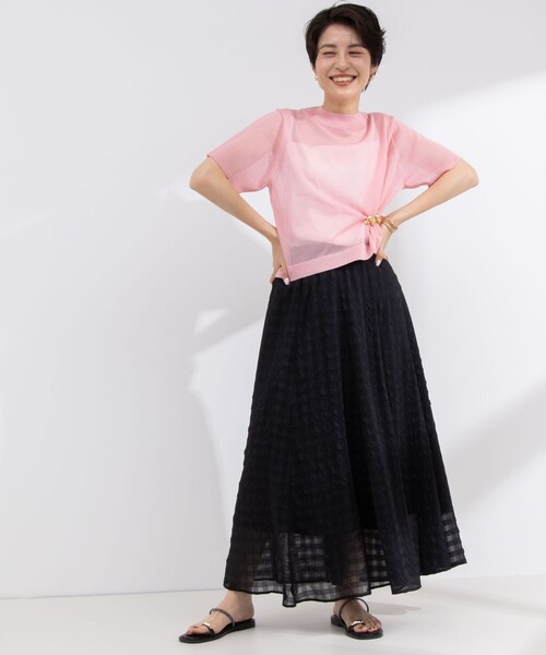 「NOLLEY'S」 フレアスカート 2 ホワイト系その他2 レディース_画像6
