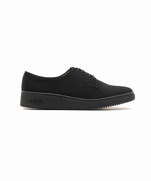 「MANEBU」 ローカットスニーカー L ブラック メンズ_画像4