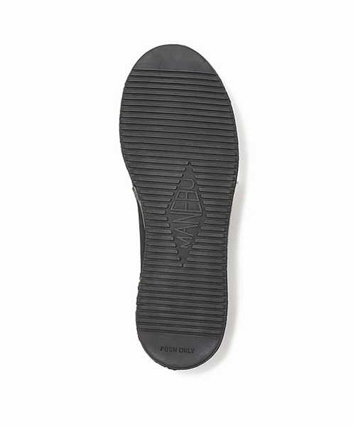 「MANEBU」 ローカットスニーカー L ブラック メンズ_画像6