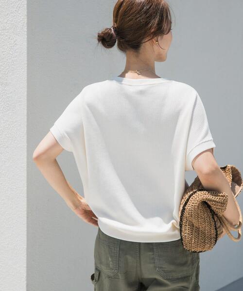 「URBAN RESEARCH DOORS」 半袖カットソー MEDIUM ナチュラル レディース_画像4