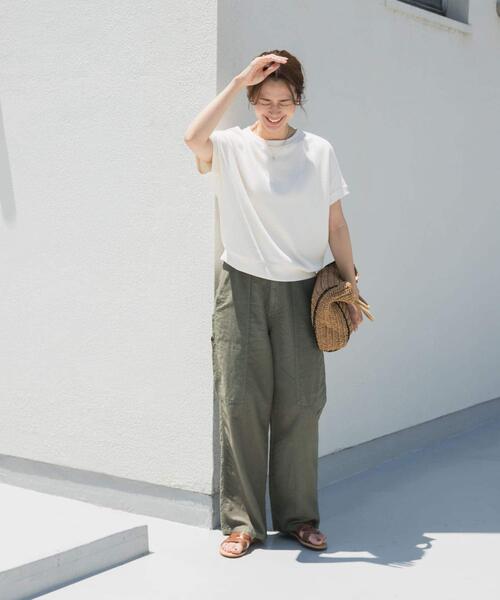 「URBAN RESEARCH DOORS」 半袖カットソー MEDIUM ナチュラル レディース_画像8