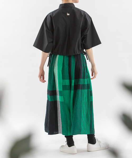 「nop de nod」 ロングスカート M ダークブルー レディース_画像3