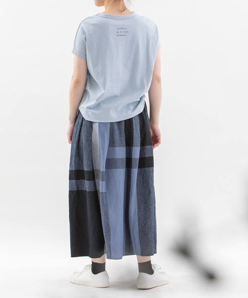 「nop de nod」 ロングスカート M ダークブルー レディース_画像9