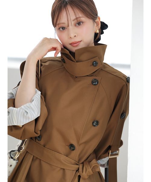 SNIDEL（スナイデル） トレンチコート コート ミドルトレンチコート